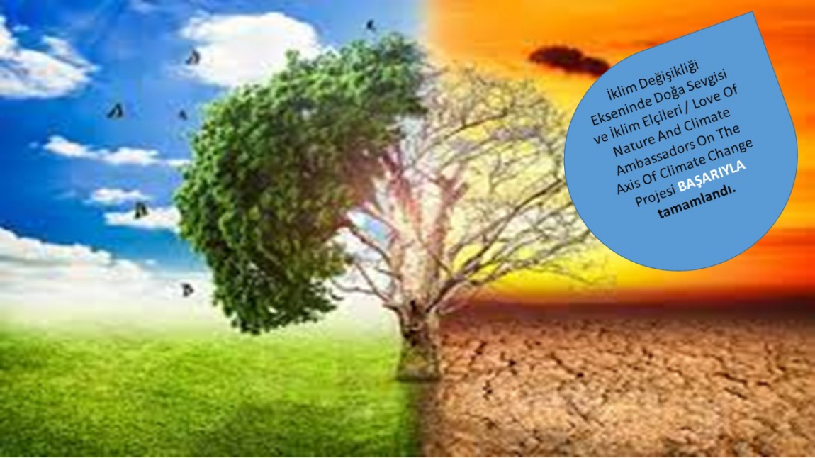 İklim Değişikliği Ekseninde Doğa Sevgisi Ve İklim Elçileri / Love Of Nature And Climate Ambassadors On The Axis Of Climate Change Projesi BAŞARIYLA Tamamlanmıştır.